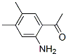 Ethanone, 1-(2-amino-4,5-dimethylphenyl)- (9CI) Struktur