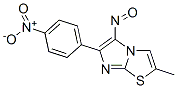 3-methyl-7-(4-nitrophenyl)-8-nitroso-4-thia-1,6-diazabicyclo[3.3.0]oct a-2,5,7-triene Struktur