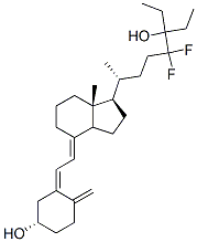 24,24-difluoro-25-hydroxy-26,27-dimethylvitamin D3 Struktur