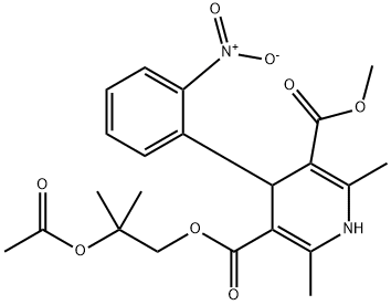 4-Acetoxynisoldipine Struktur