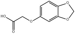 (1,3-BENZODIOXOL-5-YLOXY)ACETIC ACID Struktur