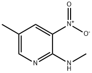 2-METHYLAMINO-5-METHYL-3-NITROPYRIDINE Struktur