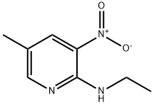 2-ETHYLAMINO-5-METHYL-3-NITROPYRIDINE Struktur