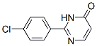 2-(4-Chlorophenyl)-4(3H)-pyrimidinone Struktur