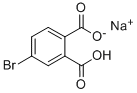 4-BROMOPHTHALIC ACID MONOSODIUM SALT Struktur