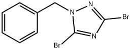 1-BENZYL-3,5-DIBROMO-1H-1,2,4-TRIAZOLE Struktur