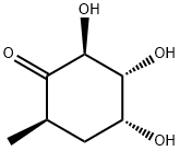 2,3,4-Trihydroxy-6-methylcyclohexanone Struktur