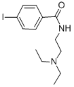 N-(2-(diethylamino)ethyl)-4-iodobenzamide Struktur