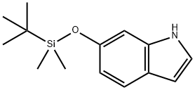 6-(TERT-BUTYLDIMETHYLSILYLOXY)-INDOLE Struktur