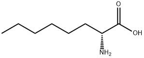 R-2-Aminoctanoic acid Struktur