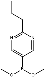 Boronic acid, (2-propyl-5-pyrimidinyl)-, dimethyl ester (9CI) Struktur