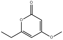 6-ETHYL-4-METHOXY-2-PYRANONE Struktur