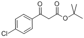 BETA-OXO-4-CHLORO-BENZENEPROPANOIC ACID 1,1-DIMETHYLETHYL ESTER Struktur