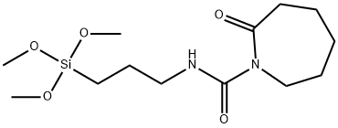 N-[5-(TRIMETHOXYSILYL)-2-AZA-1-OXOPENTYL]CAPROLACTAM Struktur