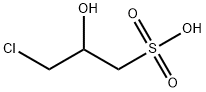 3-chloro-2-hydroxypropanesulphonic acid  Struktur