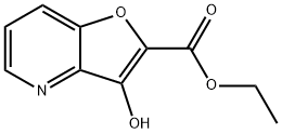 ethyl 3-hydroxyfuro[3,2-b]pyridine-2-carboxylate Struktur