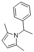 1H-PYRROLE, 2,5-DIMETHYL-1-(1-PHENYLETHYL)- Struktur