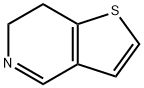 6,7-Dihydrothieno[3,2-C]-pyridine Struktur