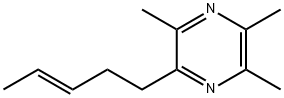 Pyrazine, trimethyl(3-pentenyl)-, (E)- (9CI) Struktur