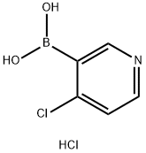 4-Chloropyridine-3-boronic acid,HCl Struktur