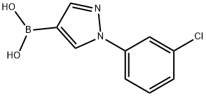 1-(3-Chlorophenyl)pyrazole-4-boronic acid price.