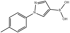 1-p-Tolyl-1H-pyrazol-4-ylboronic acid Struktur