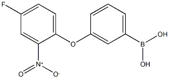 (3-(4-Fluoro-2-nitrophenoxy)phenyl)boronic acid