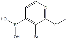 3-BroMo-2-Methoxypyridine-4-boronic acid Struktur