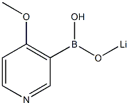 MonolithiuM4-Methoxypyridine-3-boronate Struktur