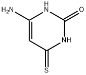 2(1H)-Pyrimidinone, 6-amino-3,4-dihydro-4-thioxo- (9CI) Struktur