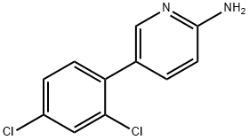 5-(2,4-Dichlorophenyl)pyridin-2-aMine Struktur