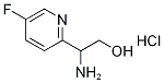 2-Amino-2-(5-fluoropyridin-2-yl)ethanol hydrochloride Struktur