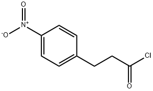 3-(4-硝基苯基)丙酰氯 結(jié)構(gòu)式