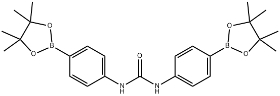 1,3-Bis(4-boronophenyl)urea, bispinacol ester Struktur