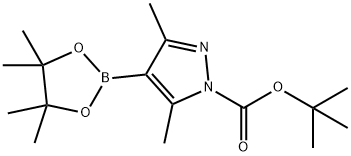 1-BOC-3,5-DIMETHYLPYRAZOLE-4-BORONIC ACID PINACOL ESTER Struktur