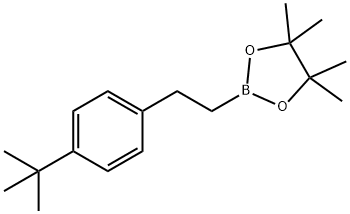 2-(4-tert-Butylphenyl)ethylboronic acid pinacol ester Struktur