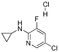 5-Chloro-2-cyclopropylaMino-3-fluoropyridine, HCl Struktur