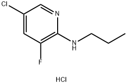 5-Chloro-3-fluoro-2-(N-propylaMino)pyridine, HCl Struktur