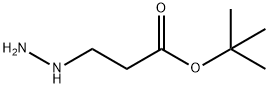 Propanoic acid, 3-hydrazinyl-, 1,1-diMethylethyl ester Struktur