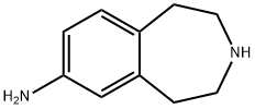 2,3,4,5-TETRAHYDRO-1H-3-BENZAZEPIN-7-AMINE Struktur