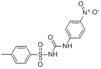 4-METHYL-N-([(4-NITROPHENYL)AMINO]CARBONYL)BENZENESULFONAMIDE Struktur