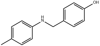 4-{[(4-methylphenyl)amino]methyl}phenol Struktur