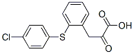 2-[(4-Chlorophenyl)thio]-α-oxobenzenepropanoic acid Struktur