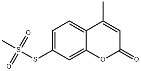 4-Methylumbelliferyl Methanethiosulfonate Struktur