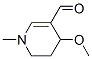 3-Pyridinecarboxaldehyde, 1,4,5,6-tetrahydro-4-methoxy-1-methyl- (9CI) Struktur