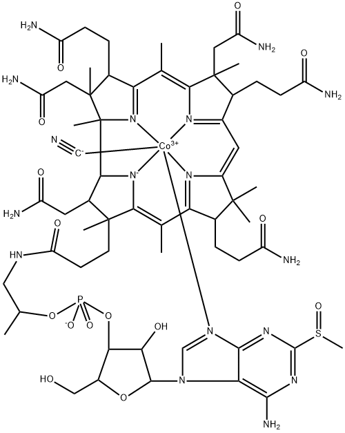 2-methylsulfinyladenylcobamide Struktur