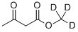 Methyl-D3 3-Oxobutanoate Struktur