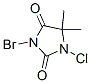 BROMOCHLORODIMETHYLHYDANTOIN Struktur