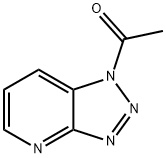 1-ACETYL-1H-1,2,3-TRIAZOLO[4,5-B]PYRIDINE Struktur