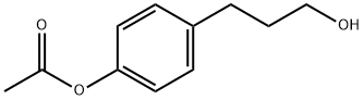 ACETIC ACID 4-(3-HYDROXY-PROPYL)-PHENYL ESTER Struktur